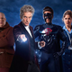 Matt Lucas, Peter Capaldi, Justin Chatwin, Charity Wakefield (Image: BBC)
